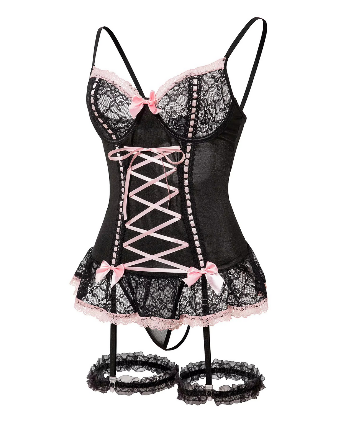 Midnight Whisper™ Teddy & Thigh Bands Set