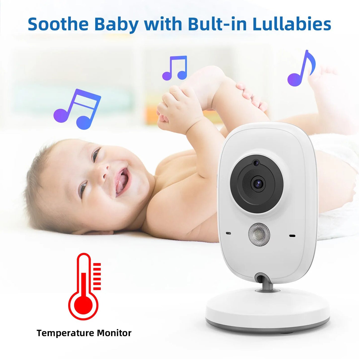 Baby Monitor Auto Night Vision Surveillance Camera