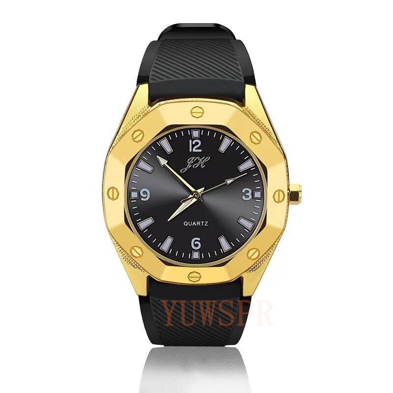 Mens Cigarette Lighter Watch Creative Flameless USB Charging Watches Fashion Quartz Wristwatches Clock Gift for Men JH381