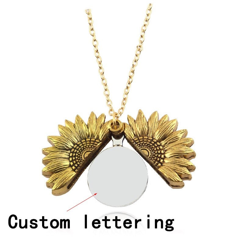 Sunflower Necklace For Women